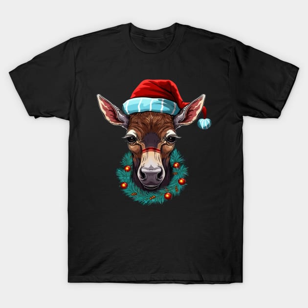 Okapi Christmas T-Shirt by JH Mart